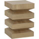 Cormac 23.25 X 16 inch Rustic Oak End Table